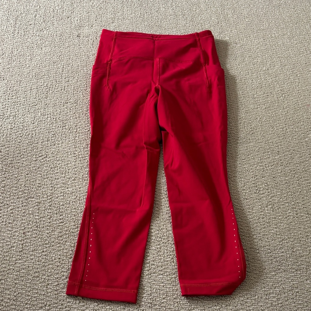 lululemon athletica Red Leggings